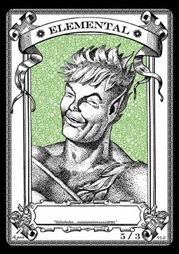Elemental Token (Green 5/3)
