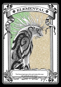 Elemental Token (Green and White */*)