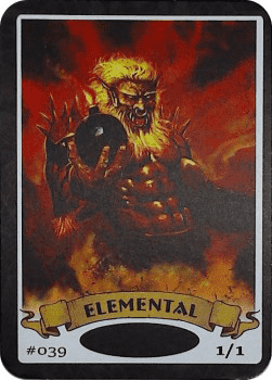 Elemental Token (Red 1/1)