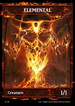 Elemental Token (Red 1/1) (V.1)