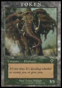 Elephant Token (Green 3/3) (V.1)