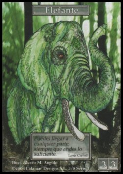 Elephant Token (Green 3/3)