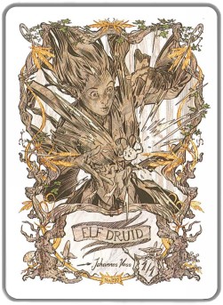 Elf Druid Token (Green 1/1)