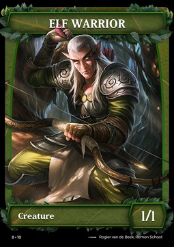 Elf Warrior Token (Green 1/1) (V.1)