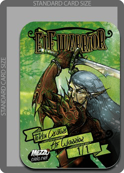 Elf Warrior Token (Green 1/1) (V.1)