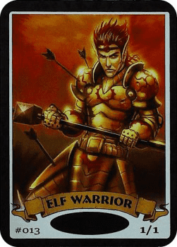 Elf Warrior Token (Green 1/1)