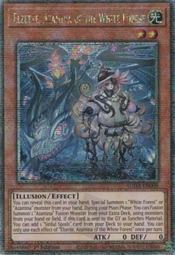 Elzette, Azamina of the White Forest (V.2 - Quarter Century Secret Rare)