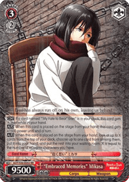 "Embraced Memories" Mikasa (V.2 - Special Rare)