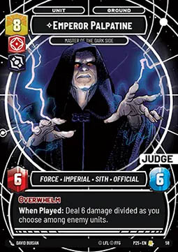 Emperor Palpatine, Master of the Dark Side (V.2)