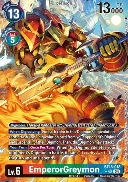 EmperorGreymon (BT18-018) (V.2)