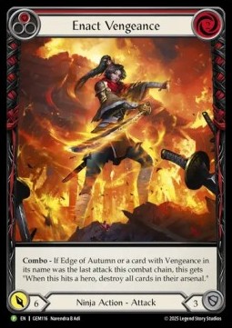 Enact Vengeance (Extended Art Rainbow Foil)