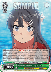 Encounter at the Beach, Knapsack Kid (V.2 - Super Rare)