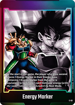 Energy Marker (Bardock - E63) [Fusion World] (V.1 - Token )