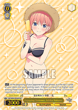 Enjoying Summer, Ichika Nakano (V.2 - Feature Rare)