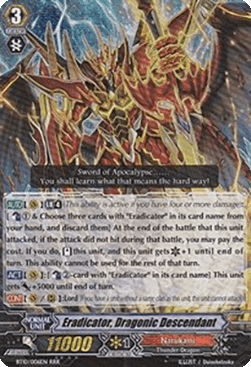 Eradicator, Dragonic Descendant [G Format] (V.2 - Triple Rare)