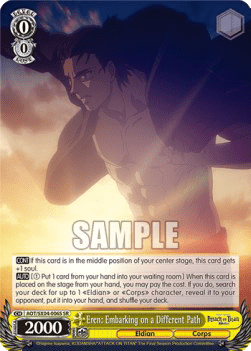 Eren: Embarking on a Different Path (V.2 - Super Rare)