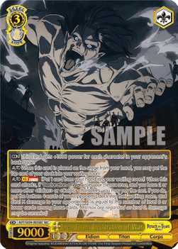 Eren Titan: Declaration of War (V.2 - Secret Rare)