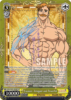 Escanor: Arrogant and Powerful (V.2 - Special Rare)