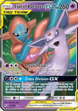 Espeon & Deoxys GX  (UNM 72)