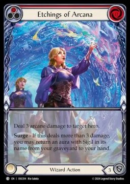 Etchings of Arcana (Red) (Extended Art Regular)