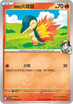 Ethan's Cyndaquil  (CSV10C 028)