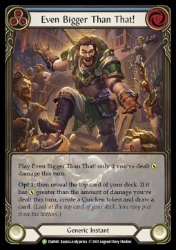 Even Bigger Than That! (Blue) (Extended Art Rainbow Foil)