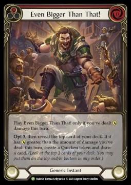 Even Bigger Than That! (Red) (Extended Art Rainbow Foil)
