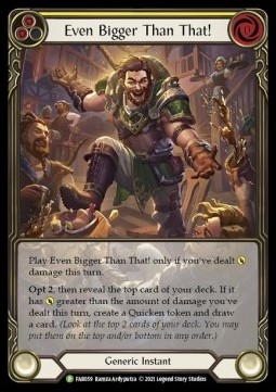 Even Bigger Than That! (Yellow) (Extended Art Rainbow Foil)