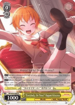 "Everybody, On Three!" Hagumi Kitazawa (V.1 - Rare)