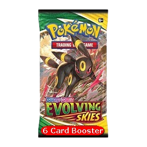 Evolving Skies Booster (6 Cards)