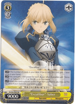 "Excalibur" Saber (V.1 - Double Rare)