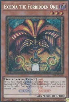 Exodia the Forbidden One (V.2 - Secret Rare)