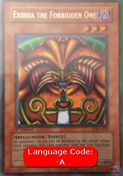 Exodia the Forbidden One (V.3 - Ultra Rare)