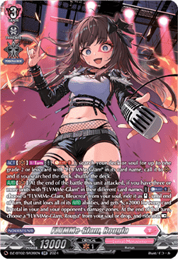 FL∀MMe-Glam, Rougia [D-Format] (V.3 - Silver Rare)
