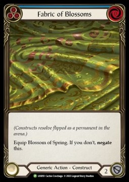 Fabric of Blossoms // Blossom of Spring (Cold Foil)