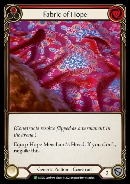 Fabric of Hope // Hope Merchant's Hood (Cold Foil)
