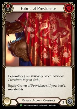 Fabric of Providence // Crown of Providence (Cold Foil)
