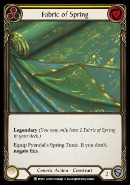 Fabric of Spring // Fyendal's Spring Tunic (Cold Foil)