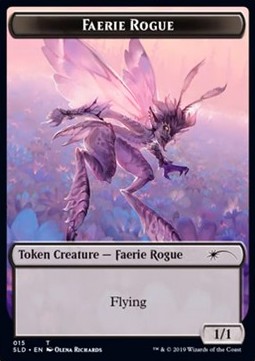 Faerie Rogue Token (Black 1/1) (V.3)