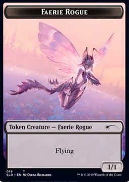 Faerie Rogue Token (Black 1/1) (V.4)
