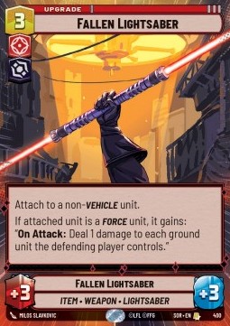 Fallen Lightsaber