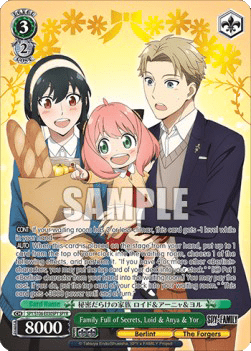 Family Full of Secrets, Loid & Anya & Yor (V.2 - Feature Rare)