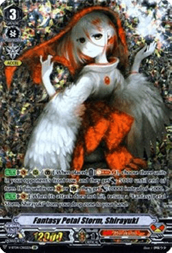 Fantasy Petal Storm, Shirayuki [V Format] (V.2 - Feature Rare)