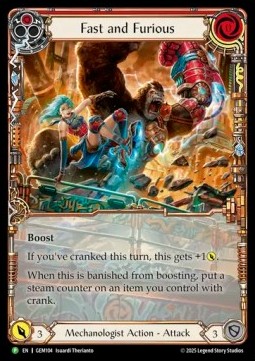 Fast and Furious (Extended Art Rainbow Foil)