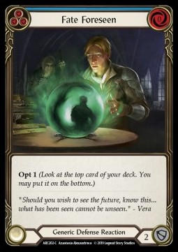 Fate Foreseen (Blue) (Rainbow Foil)