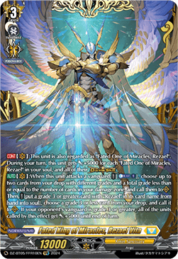 Fated King of Miracles, Rezael Vita [D-Format] (V.2 - Double Frame Rare)