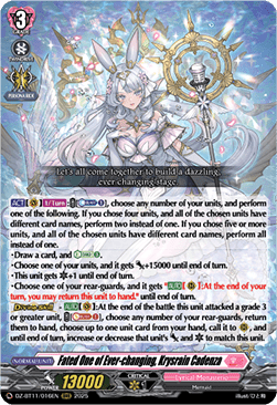 Fated One of Ever-changing, Krysrain Cadenza [D-Format] (V.1 - Triple Rare)