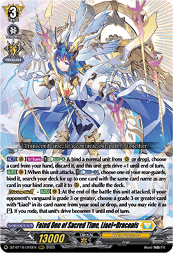 Fated One of Sacred Time, Liael=Draconis [D-Format] (V.1 - Triple Rare)