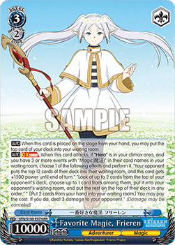 Favorite Magic, Frieren (V.1 - Double Rare)