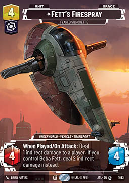 Fett's Firespray, Feared Silhouette (V.4)
